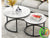 Coffee Table, Round Coffee Table Set for Living Room