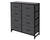 Life Concept Storage Dresser Cabinet - Large 8-Drawer Organizer for Bedroom, Office, Living Room, and Closet - Dark Grey Fabric Storage Bins