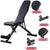 Weight Bench, Adjustable Utility Exercise Workout Bench, Foldable Full Body Incline/Flat/Decline Bench Press for Home Gym