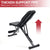 Weight Bench, Adjustable Utility Exercise Workout Bench, Foldable Full Body Incline/Flat/Decline Bench Press for Home Gym